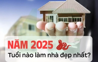 Tuổi xây nhà năm Ất Tỵ 2025 mang nhiều may mắn cho gia chủ