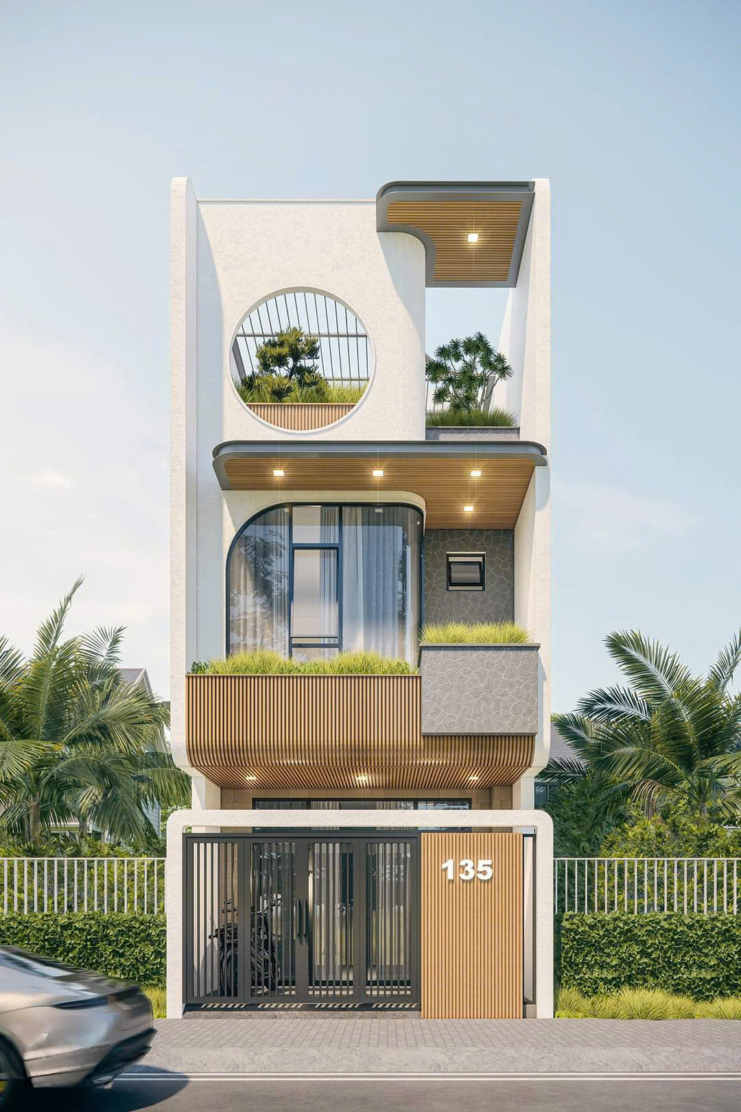 mẫu nhà phố đẹp tại Đồng Nai