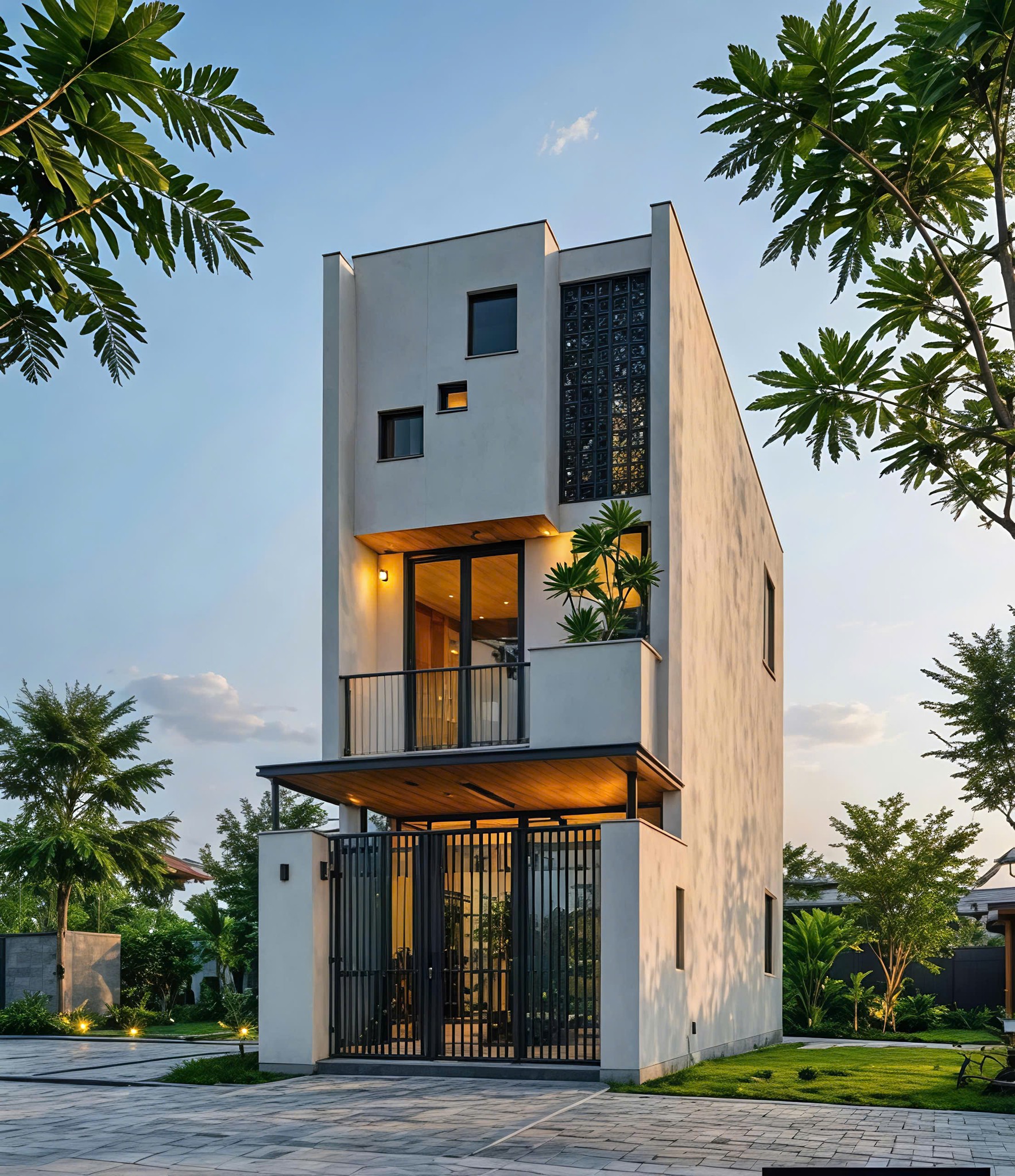 mẫu nhà phố đẹp tại Đồng Nai