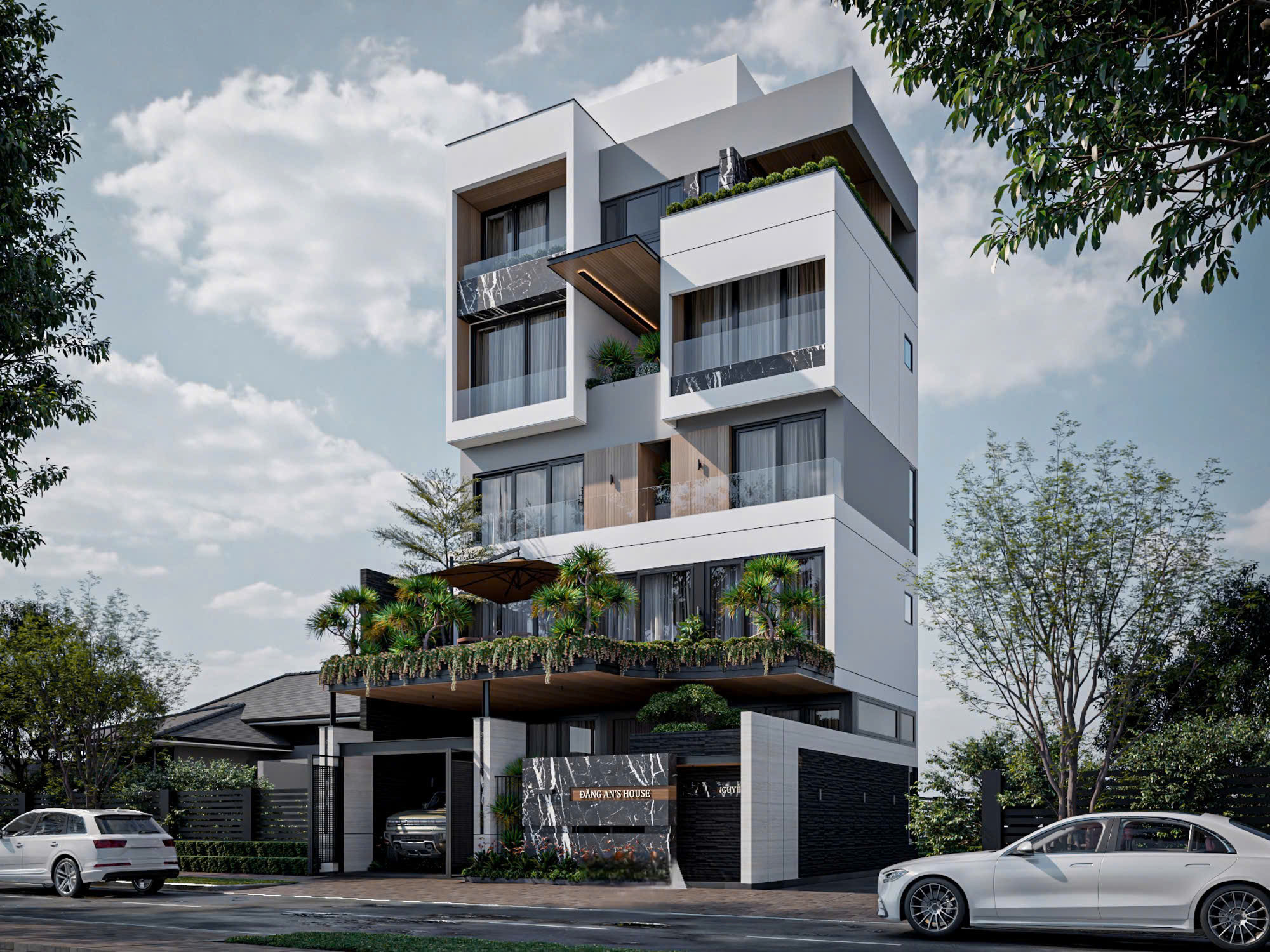 thi công xây dựng nhà phố tại long thành