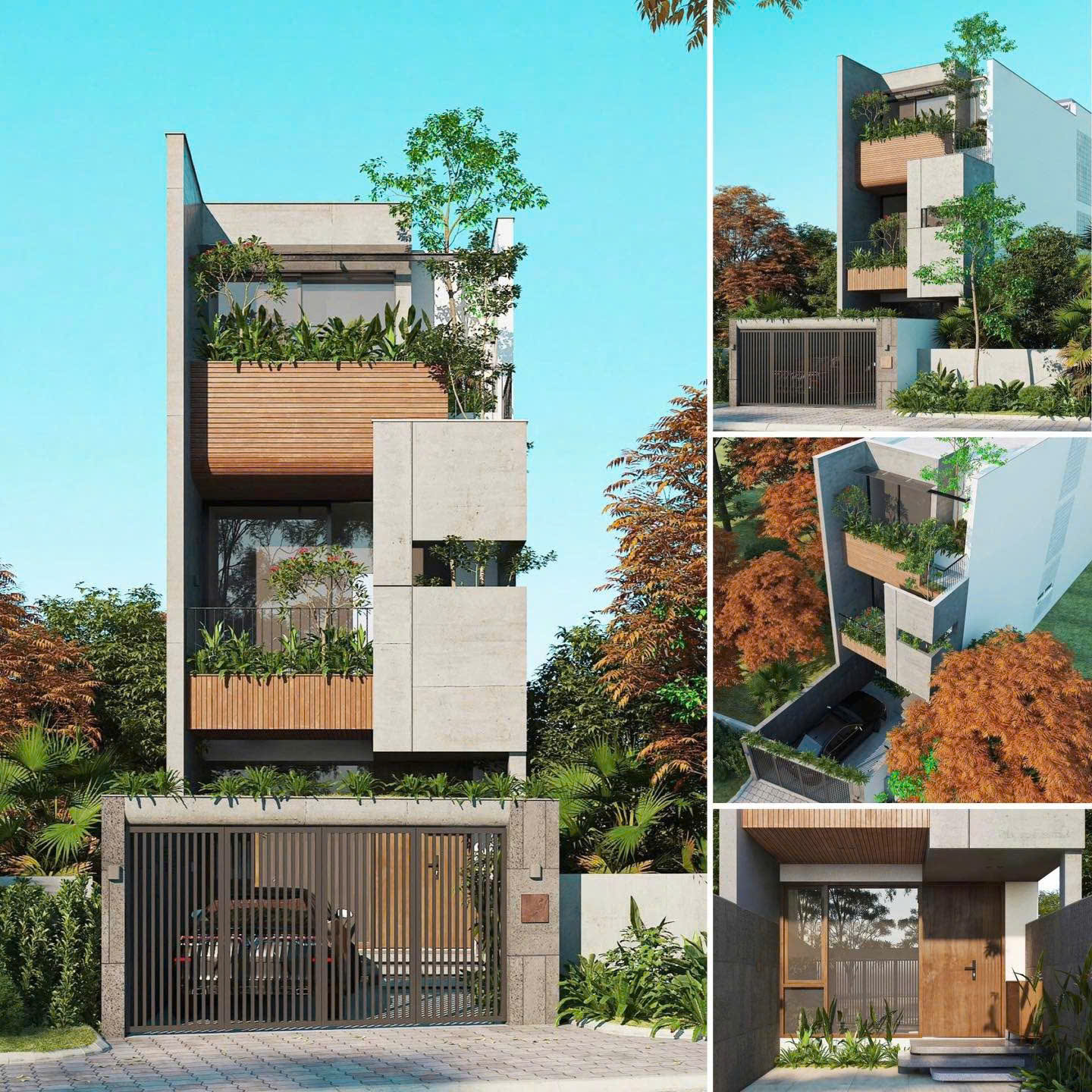 thi công xây dựng nhà phố tại long thành