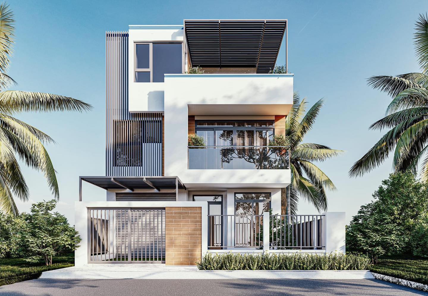 thiết kế nhà đẹp tại Hồ Tràm