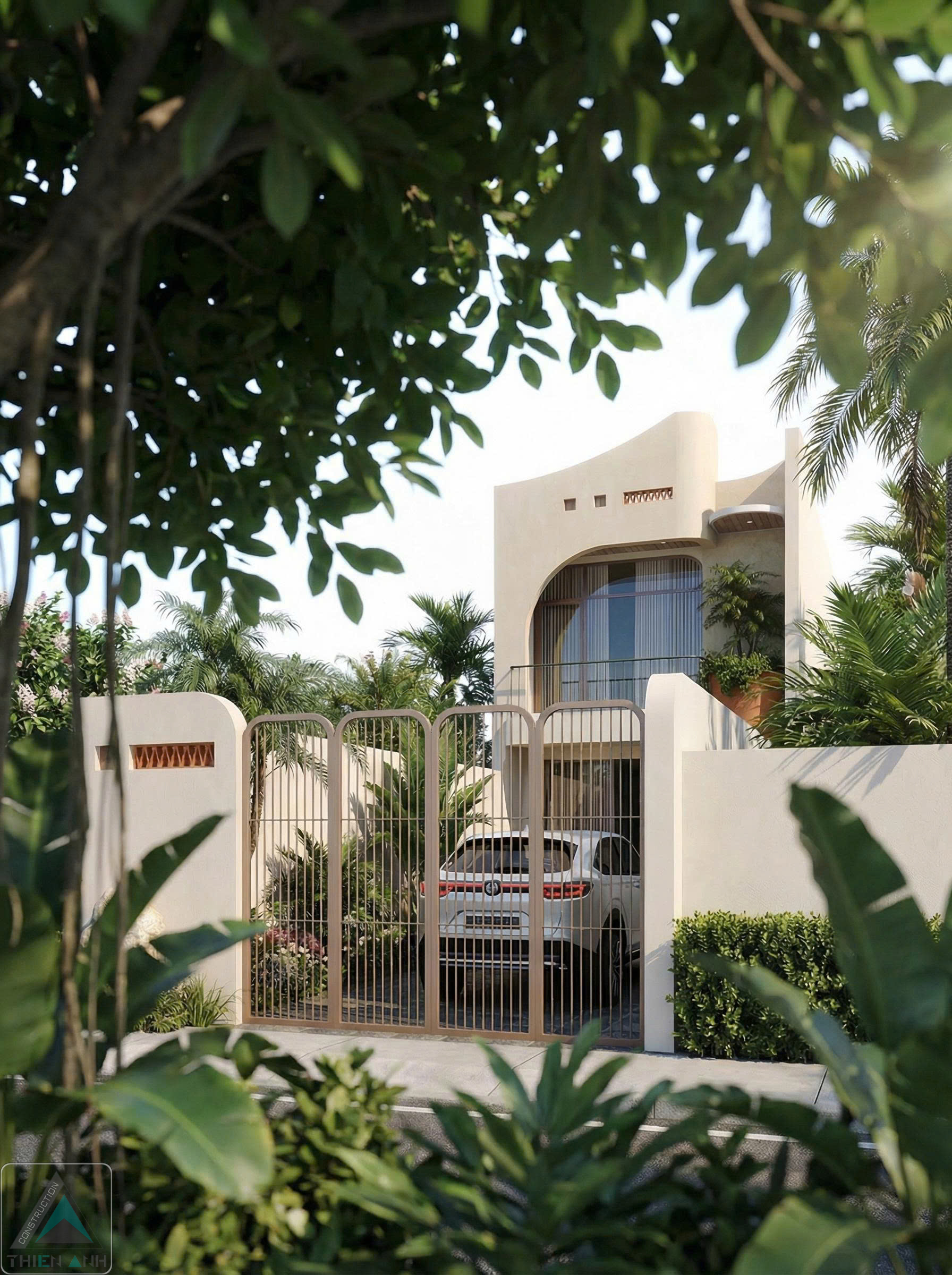 Thiết Kế Nhà Gác Lửng 5x12m Đẹp Tại Long Điền, BRVT