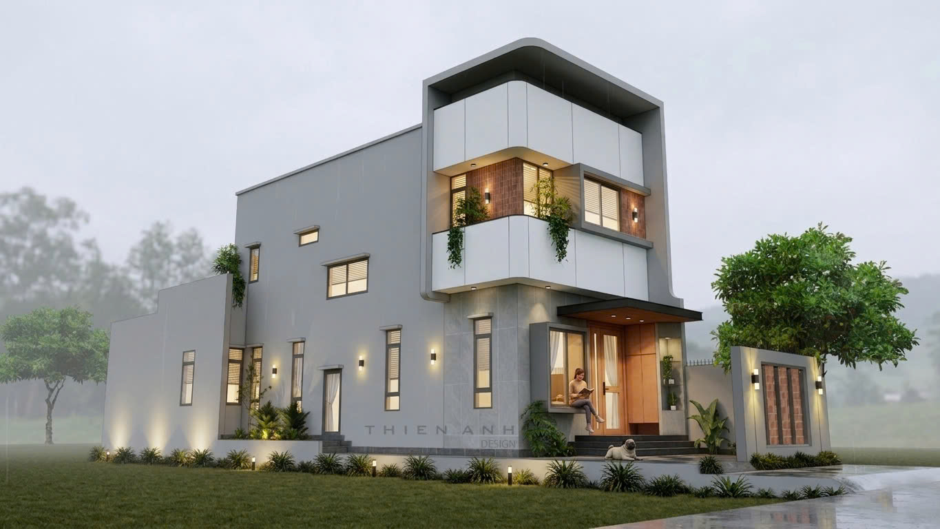 Thiết Kế Nhà Phố 2 Tầng Hiện Đại