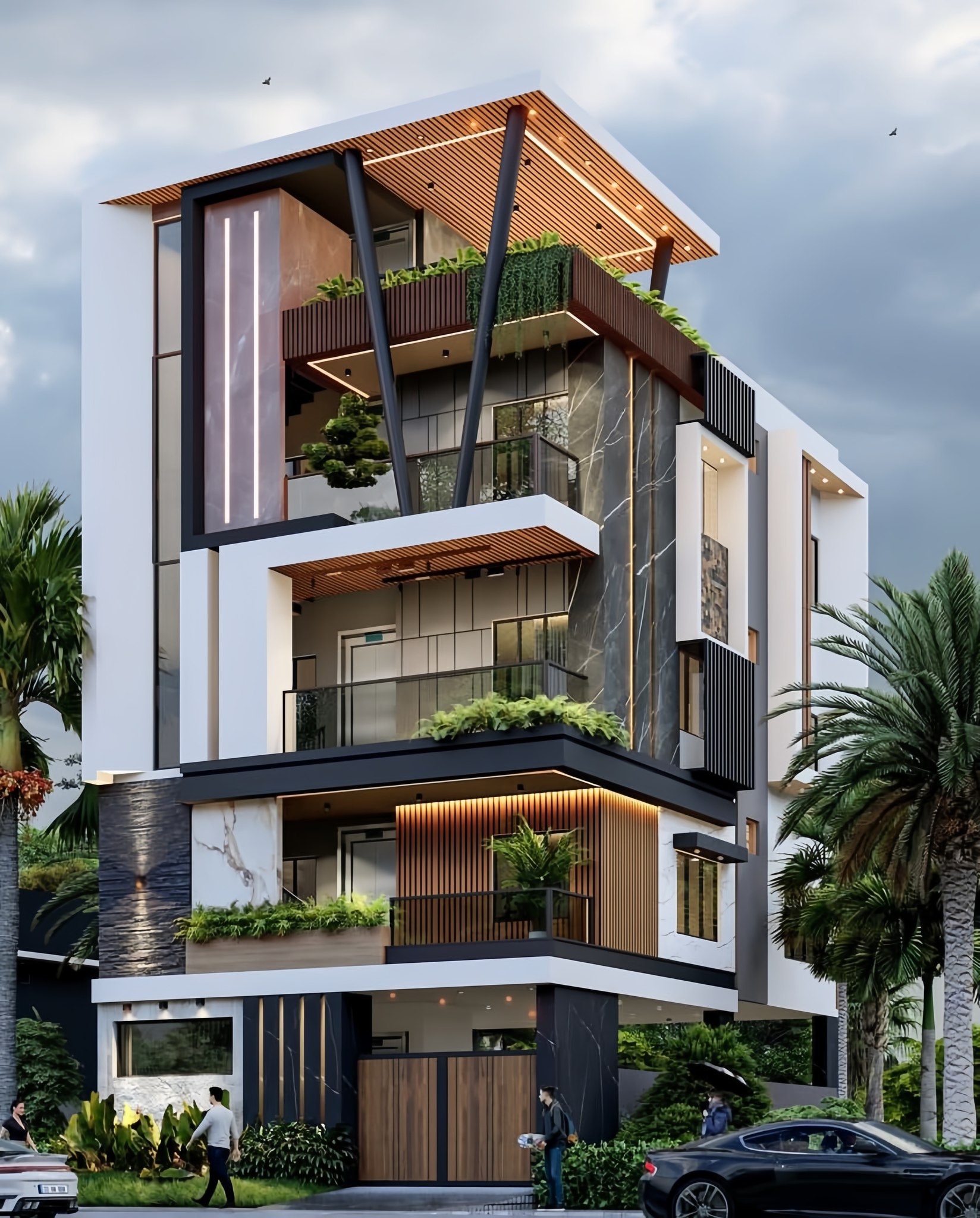 xây nhà đẹp tại cẩm mỹ