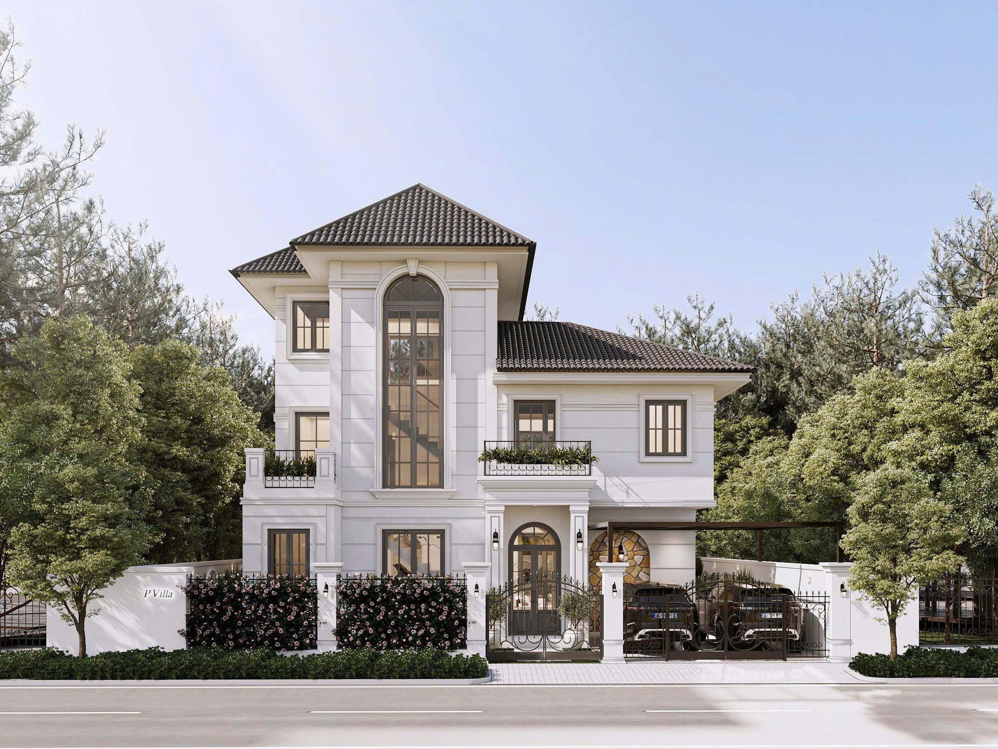 xây nhà đẹp tại cẩm mỹ