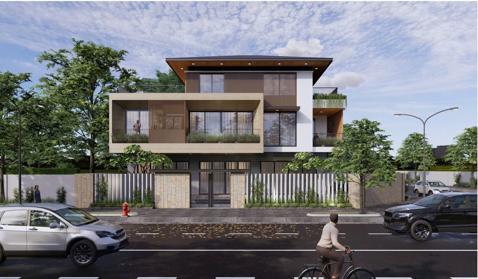 xây nhà đẹp tại cẩm mỹ