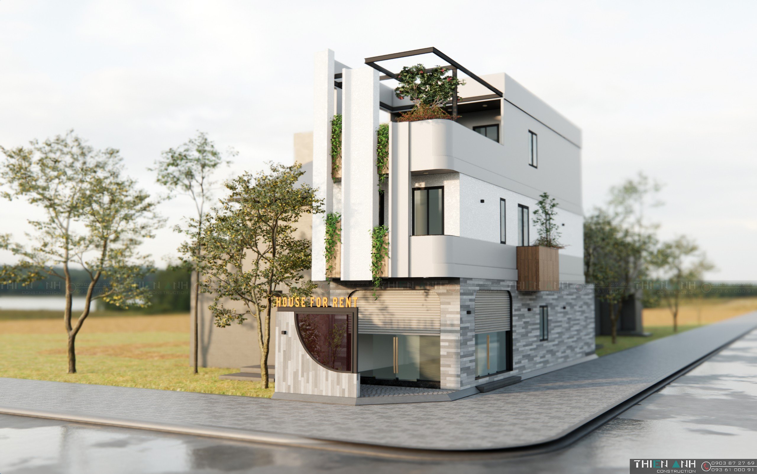 xây nhà đẹp tại châu đức