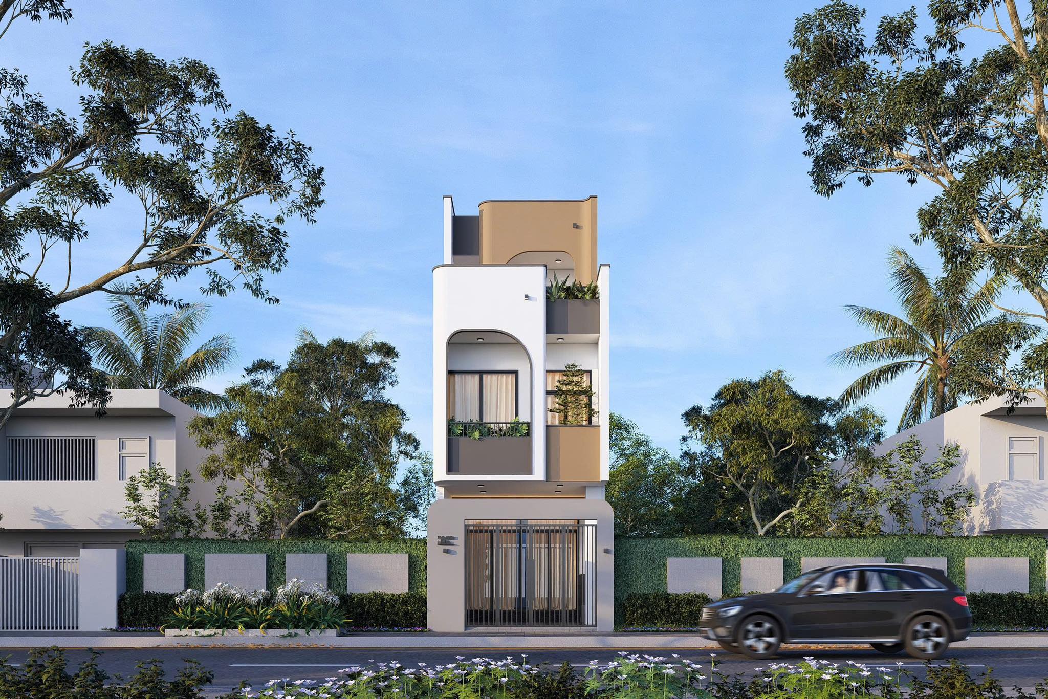 xây nhà đẹp tại kim long