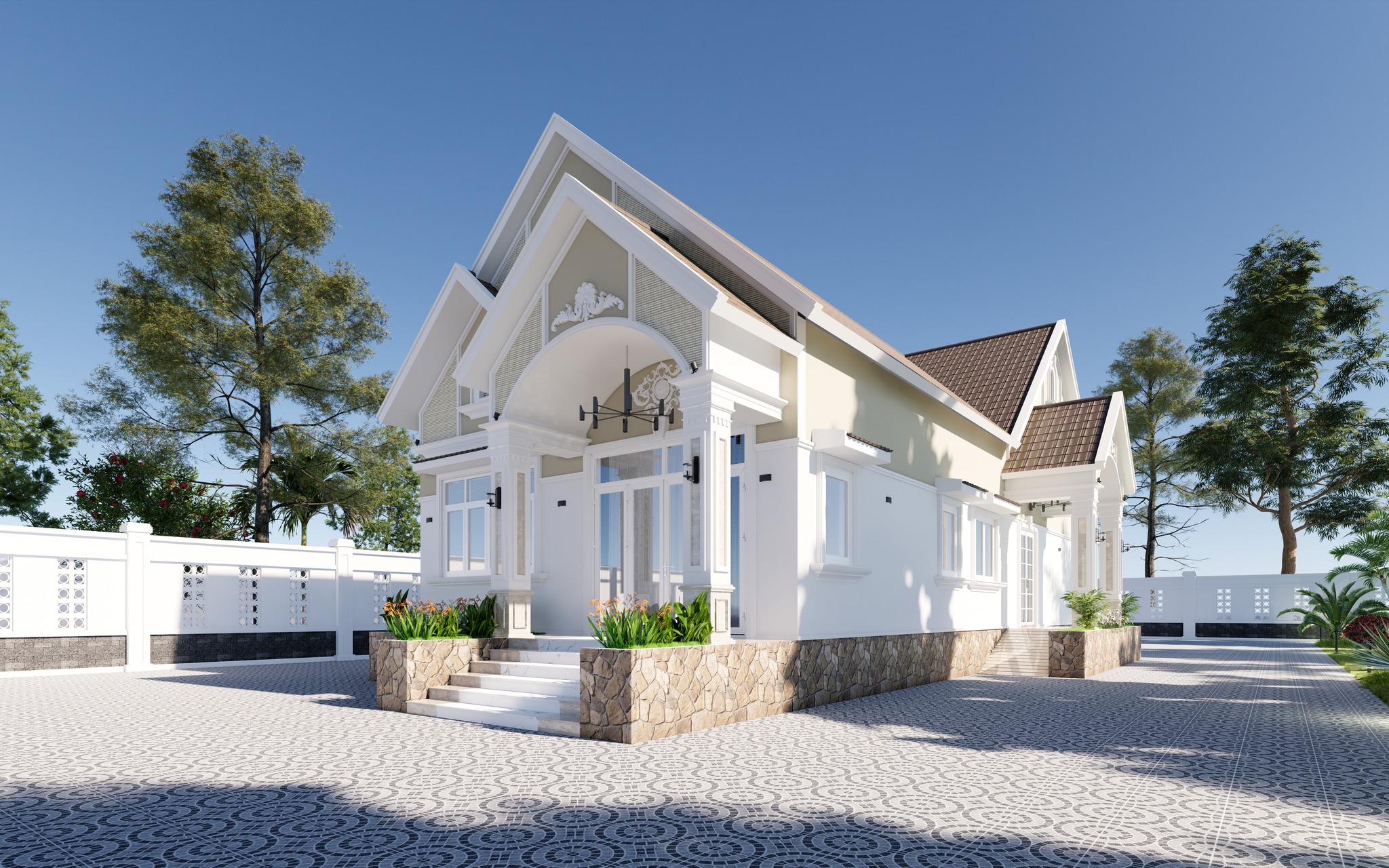 xây nhà đẹp tại kim long