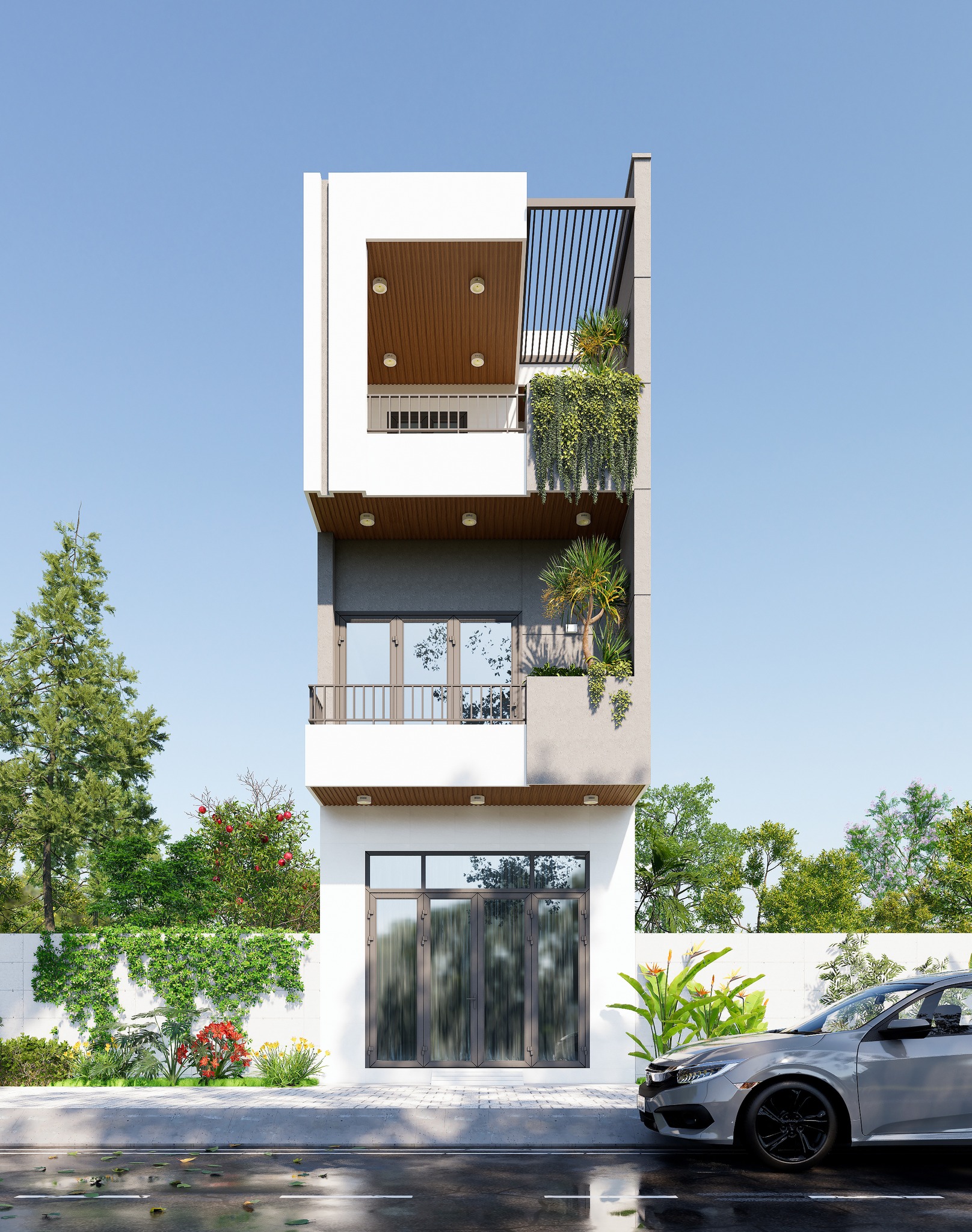 xây nhà đẹp tại kim long