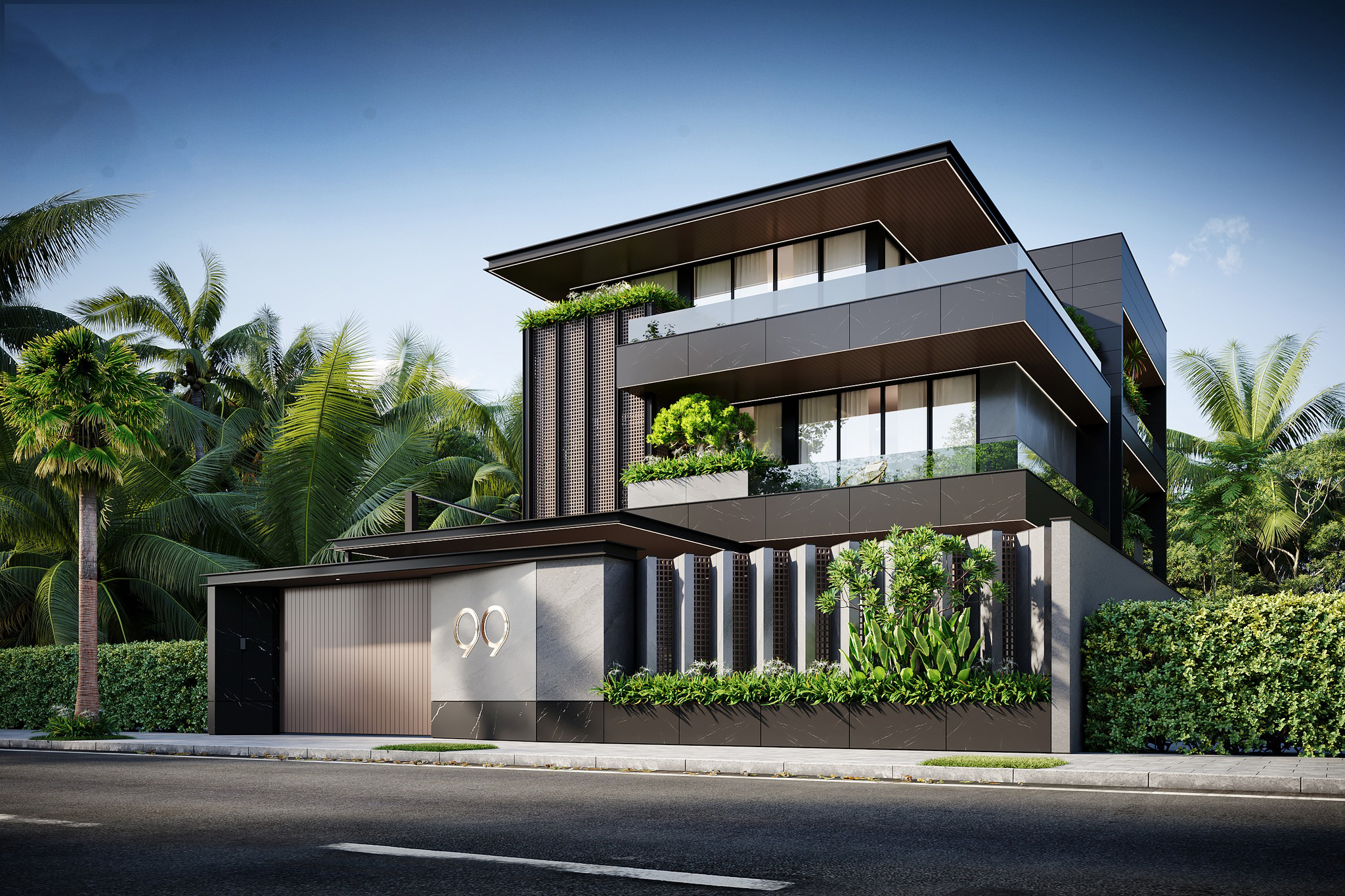 xây nhà đẹp tại long thành