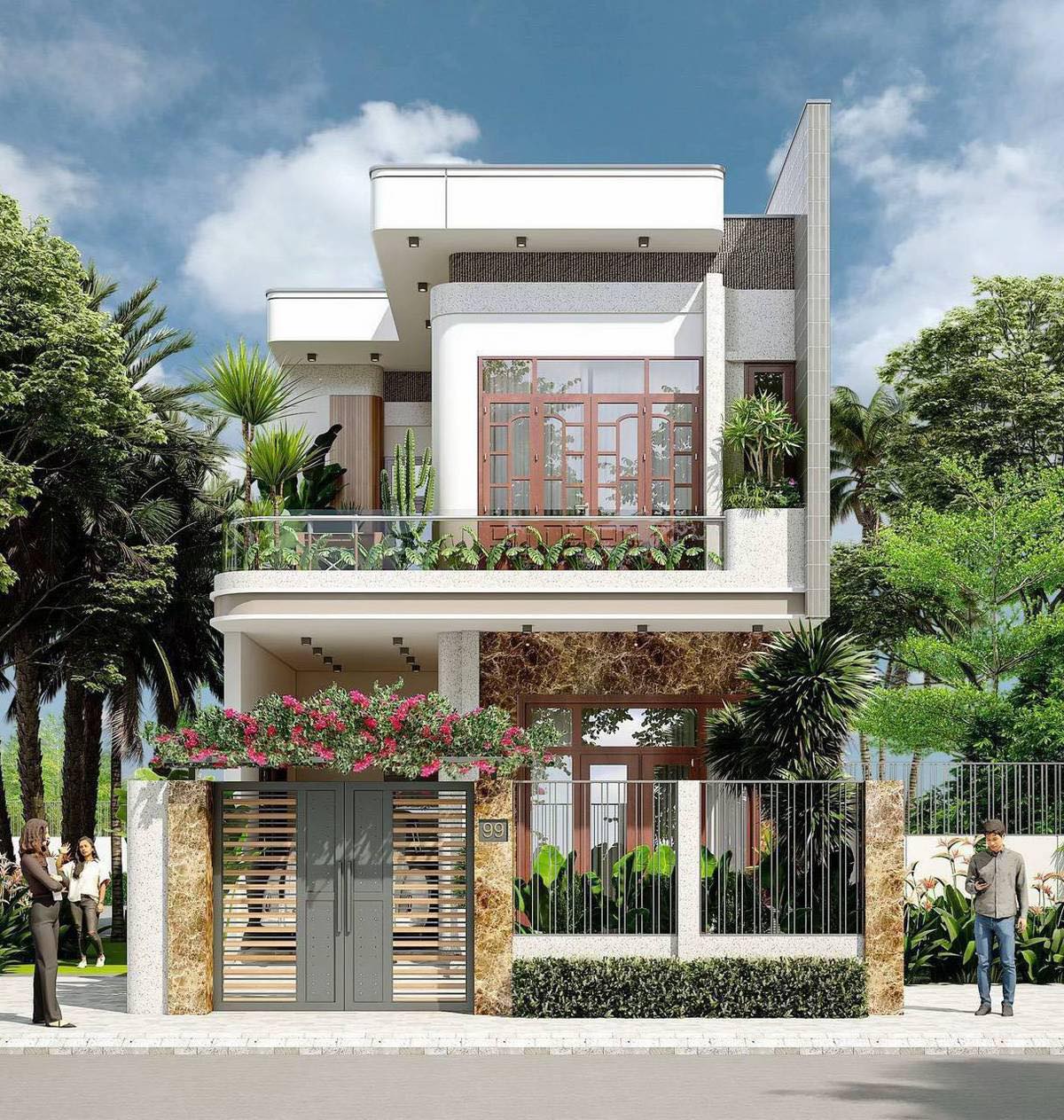 xây nhà đẹp tại xã phước thái