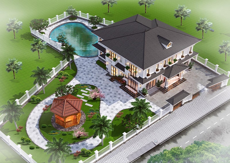 thi công xây dựng biệt thự tại Nhơn Trạch