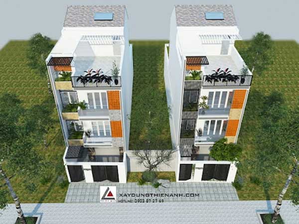 Địa chỉ thiết kế mẫu nhà phố 4 tầng đẹp, uy tín tại TPHCM